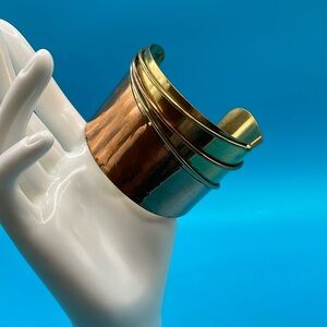 Rare Vintage Copper & Brass Cuff